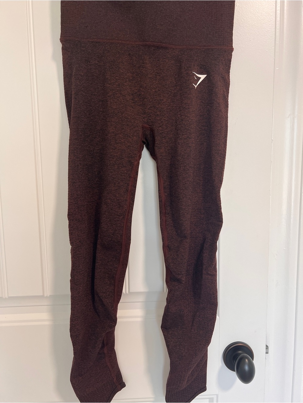 Gymshark Women’s Burgundy Seamless Leggings Small
